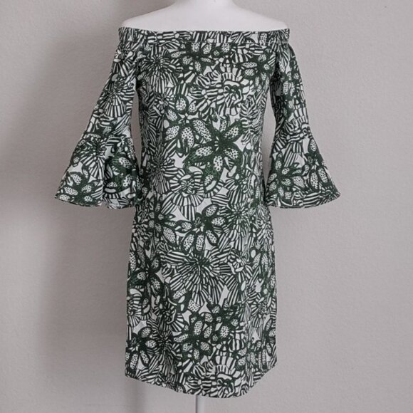 New Off Shoulder bell sleeves Dress Size 4 - Picture 1 of 6